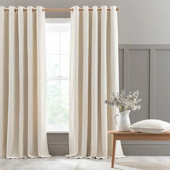 Best Sale π Churchgate Churchgate Woodhouse Boucle Ivory Eyelet Curtains β 2 Best Sale π Churchgate Churchgate Woodhouse Boucle Ivory Eyelet Curtains β - Image 2