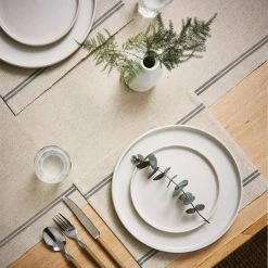Deals 🥰 Set of 2 Churchgate Ribbed Striped Placemats 🌟