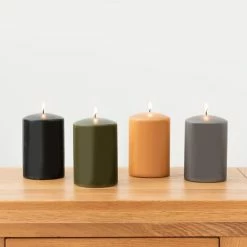 Discount 🥰 Churchgate Churchgate Charcoal Pillar Candle 🎉 -Household Products Shop 30731661 alt02