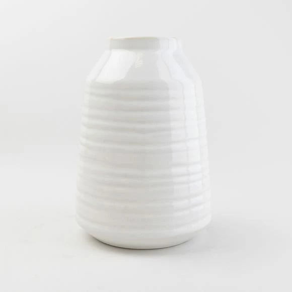 Budget π Churchgate Churchgate Ceramic Ripple 20cm Vase π 1 Budget π Churchgate Churchgate Ceramic Ripple 20cm Vase π