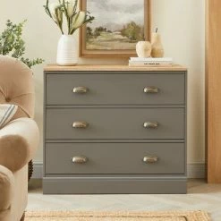 Buy π Churchgate Churchgate Steeple Grey 3 Drawer Base Unit π