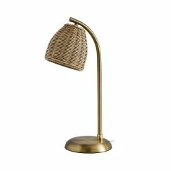 Best Sale 🤩 Churchgate Churchgate Cotes Rattan Table Lamp ❤️ -Household Products Shop 30755685 alt05