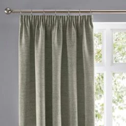Best deal π Churchgate Churchgate Swithland Herringbone Sage Pencil Pleat Curtains π₯°