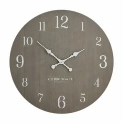 Best Sale 🔔 Churchgate Distressed Wooden 80cm Clock Grey 😉 -Household Products Shop 30769196 alt02