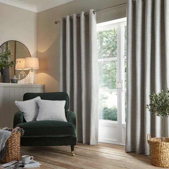 Discount β¨ Churchgate Churchgate Swithland Herringbone White Eyelet Curtains π 2 Discount β¨ Churchgate Churchgate Swithland Herringbone White Eyelet Curtains π - Image 2